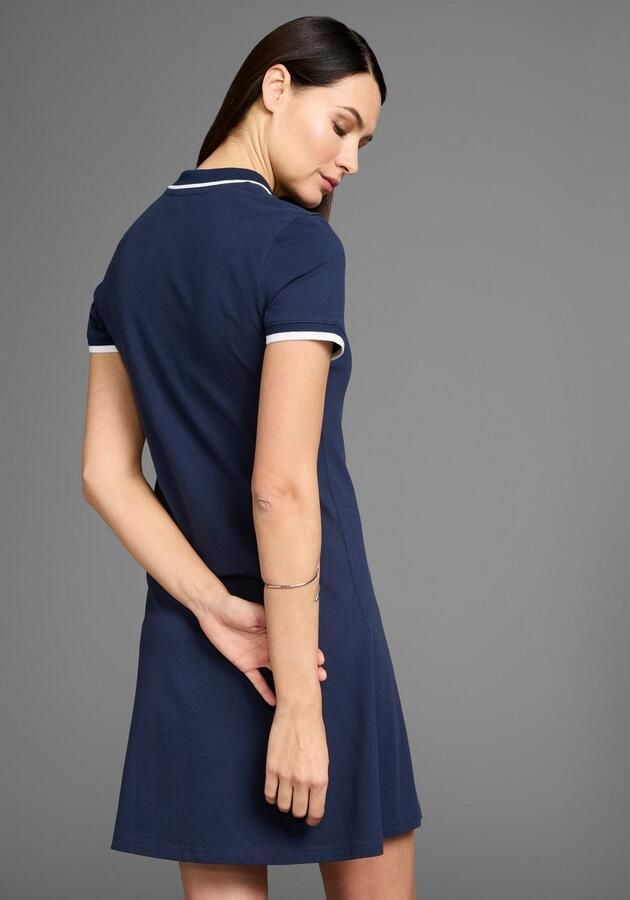 HECHTER PARIS Polojurk met contrastdetails en logo-print - Foto 2