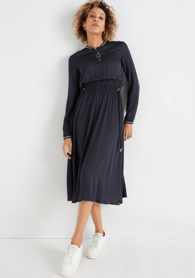 HECHTER PARIS Midi-jurk met elastische tailleband