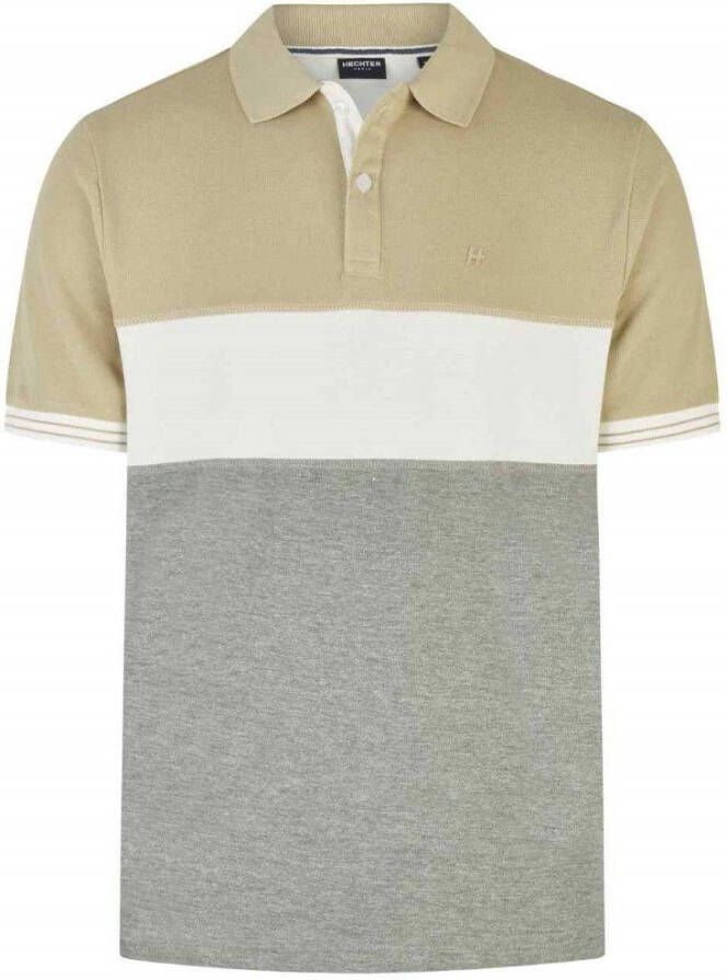 HECHTER PARIS Poloshirt in colour-blocking-design