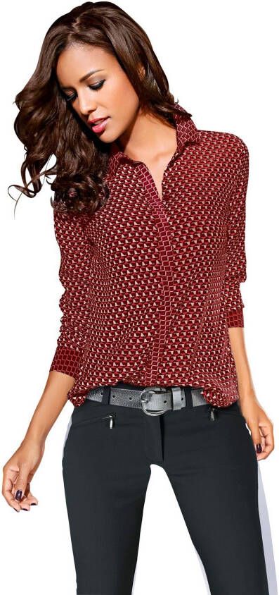 heine Gedessineerde blouse