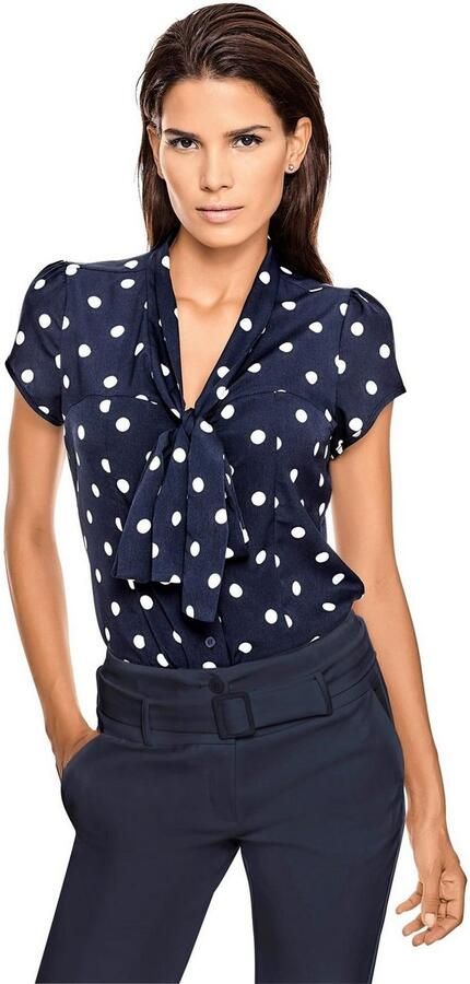 Heine Blouse met kraagstrik - Foto 4