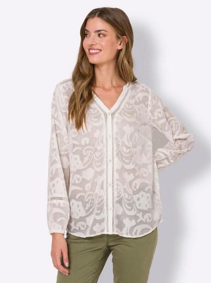 Heine Blouse met lange mouwen