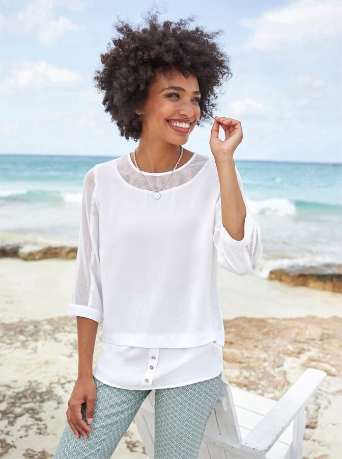 Heine Crêpe-blouse - Foto 4