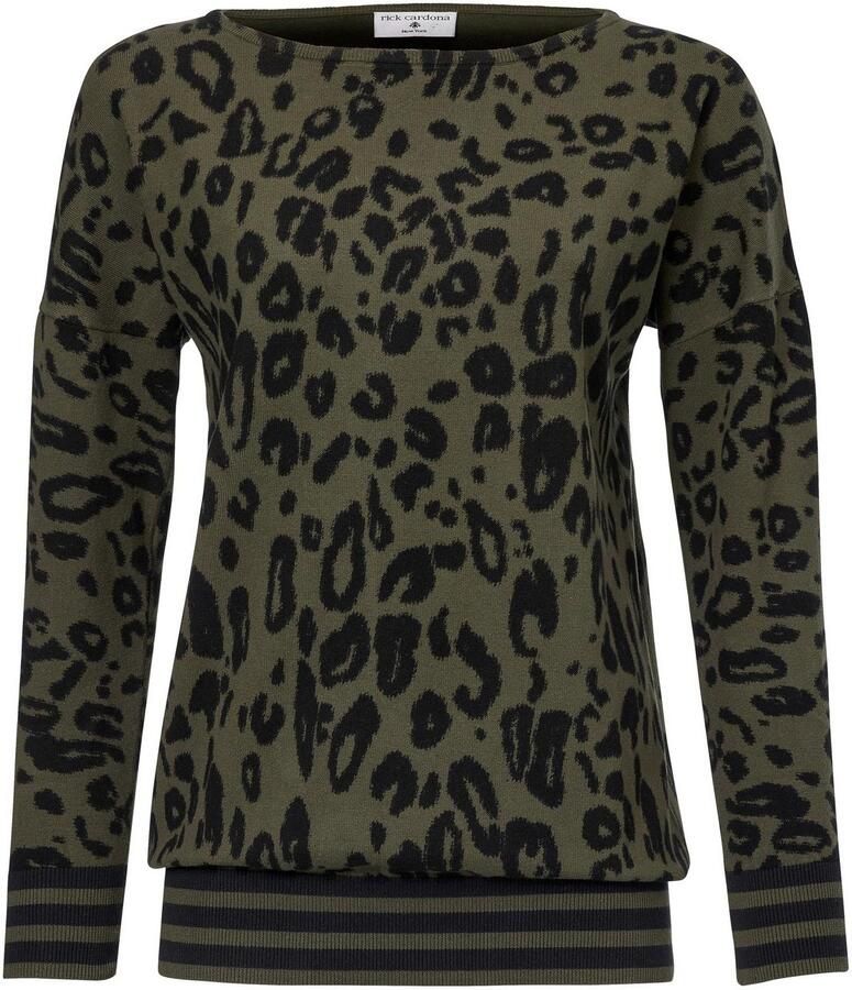 Heine Gebreide trui Gedessineerde trui