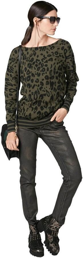 Heine Gebreide trui Gedessineerde trui - Foto 5