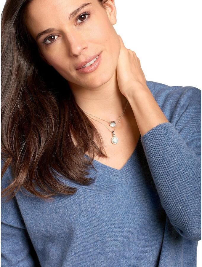 Heine Gebreide Trui met V-hals - Foto 2