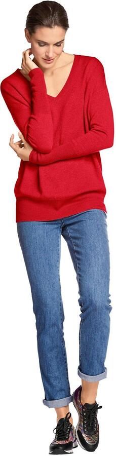 Heine Gebreide Trui met V-hals - Foto 5