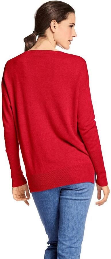 Heine Gebreide Trui met V-hals - Foto 4