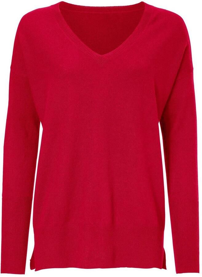 Heine Gebreide Trui met V-hals