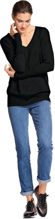 Heine Gebreide Trui met V-hals