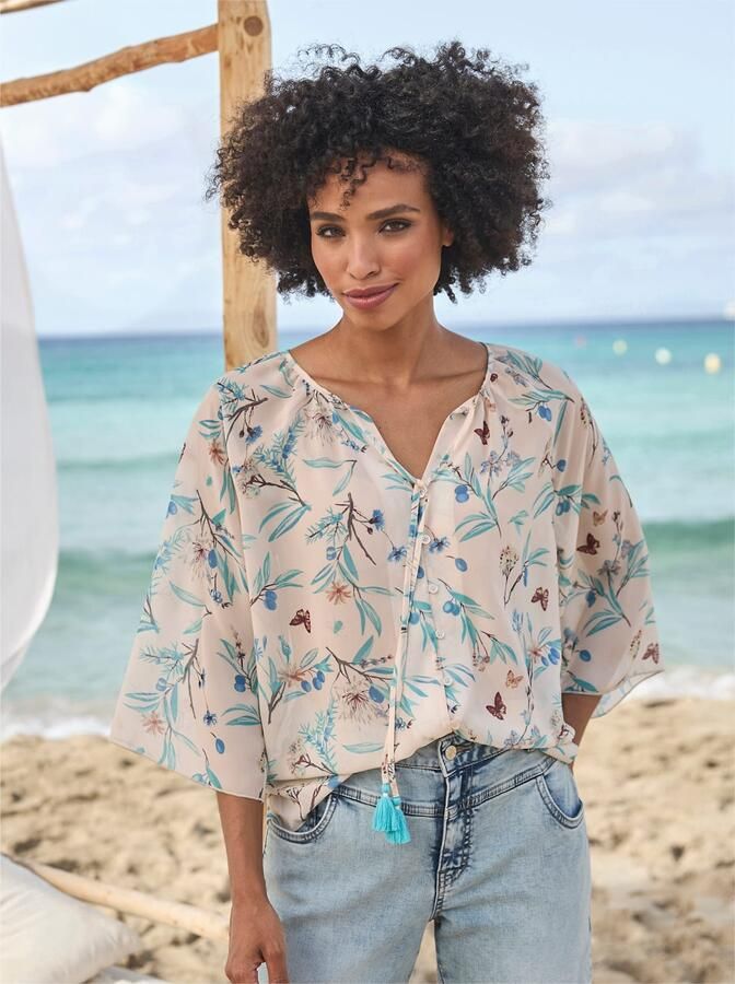Heine Gedessineerde blouse - Foto 4