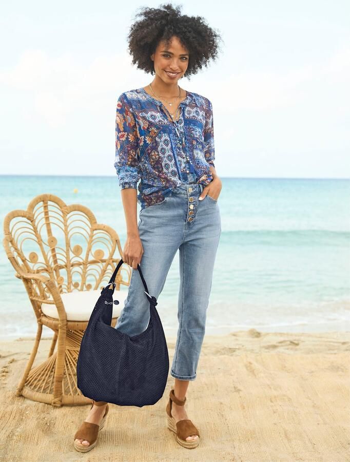 Heine Gedessineerde blouse - Foto 4