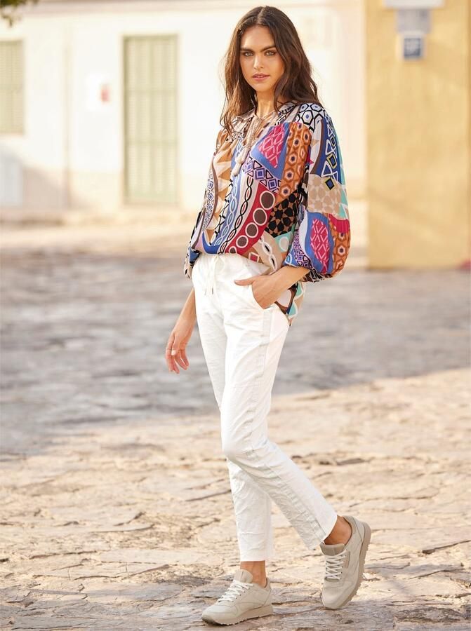 Heine Gedessineerde blouse - Foto 4