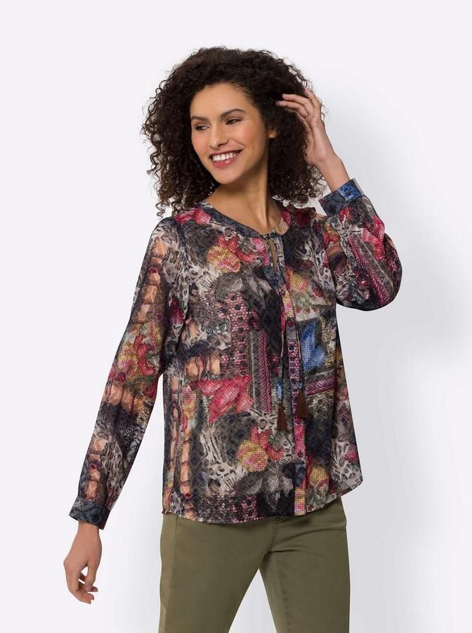 Heine Gedessineerde blouse