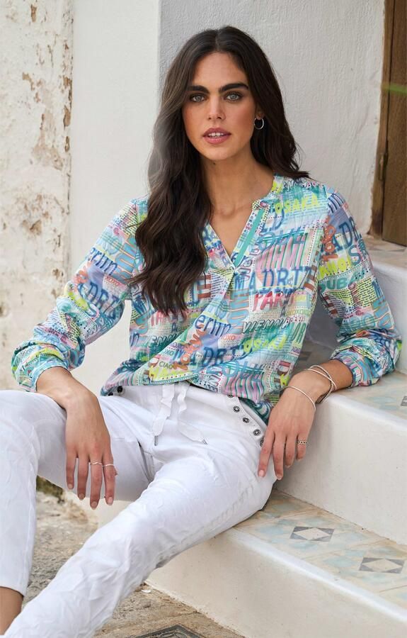 Heine Gedessineerde blouse - Foto 4