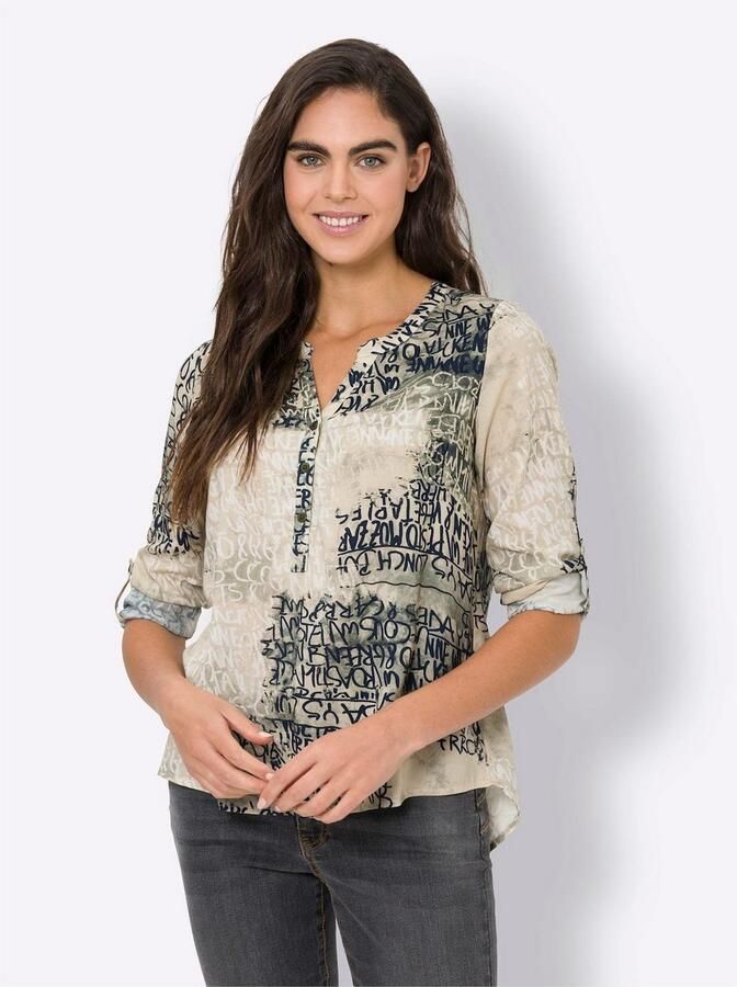 Heine Gedessineerde blouse