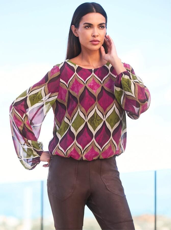 Heine Gedessineerde blouse - Foto 4