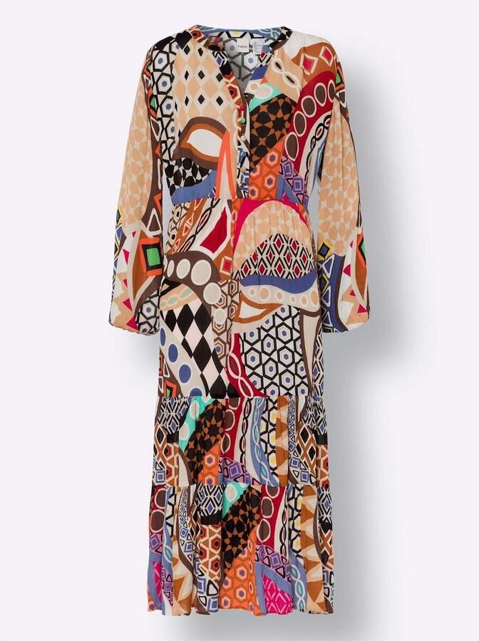 Heine Gedessineerde jurk - Foto 3