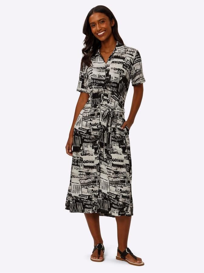 Heine Gedessineerde jurk