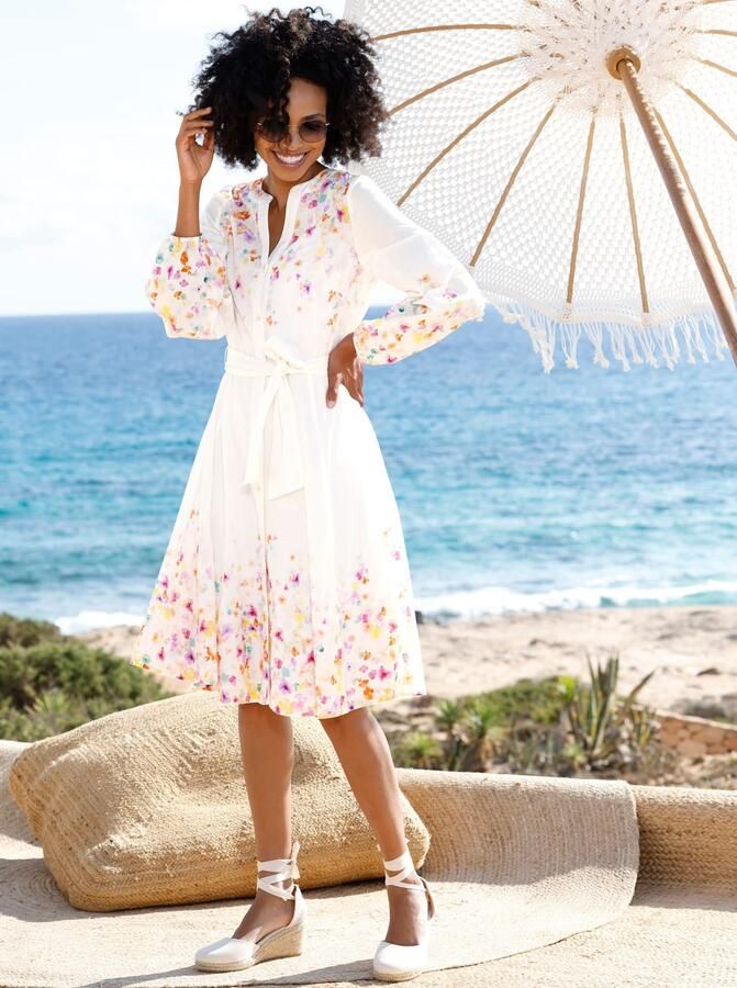 Heine Gedessineerde jurk - Foto 4