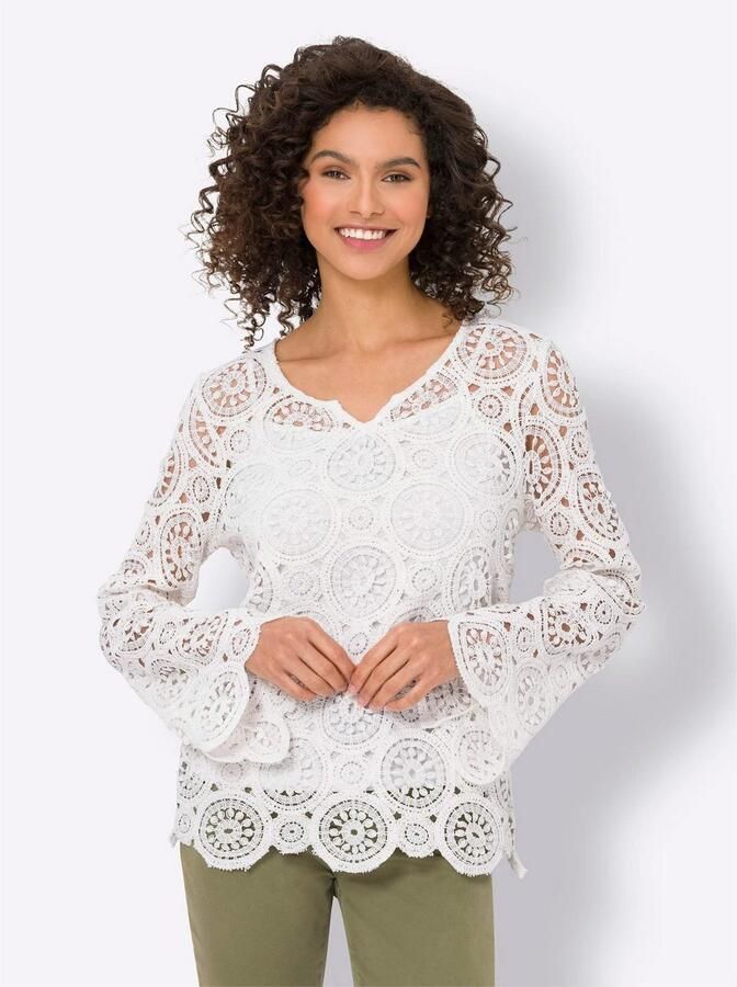 Heine Kanten Shirt (1-delig)