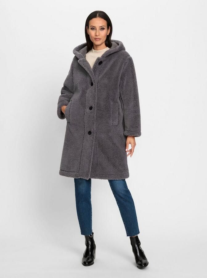 Heine Lange jas van imitatiebont - Foto 2