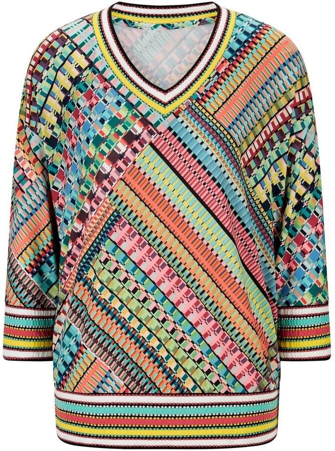 Heine Shirt met 3 4-mouwen Gedessineerd shirt (1-delig)