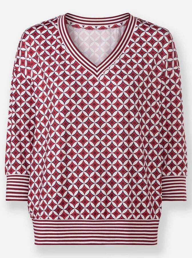 Heine Shirt met 3 4 mouwen Gedessineerd shirt (1-delig) - Foto 3