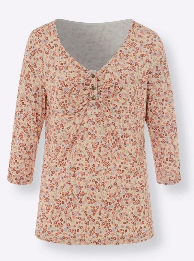 Heine Shirt met 3 4 mouwen Gedessineerd shirt (1-delig) - Foto 3