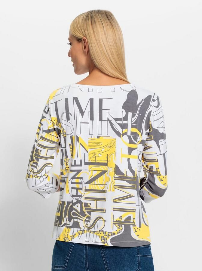 Heine Shirt met 3 4 mouwen Gedessineerd shirt (1-delig) - Foto 2