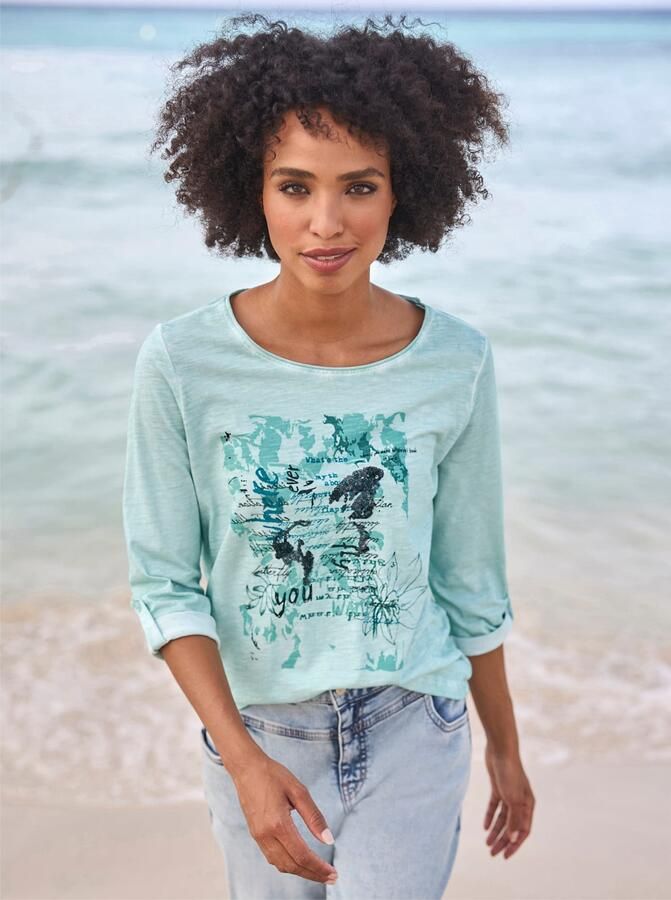 Heine Shirt met 3 4 mouwen Shirt (1-delig) - Foto 4