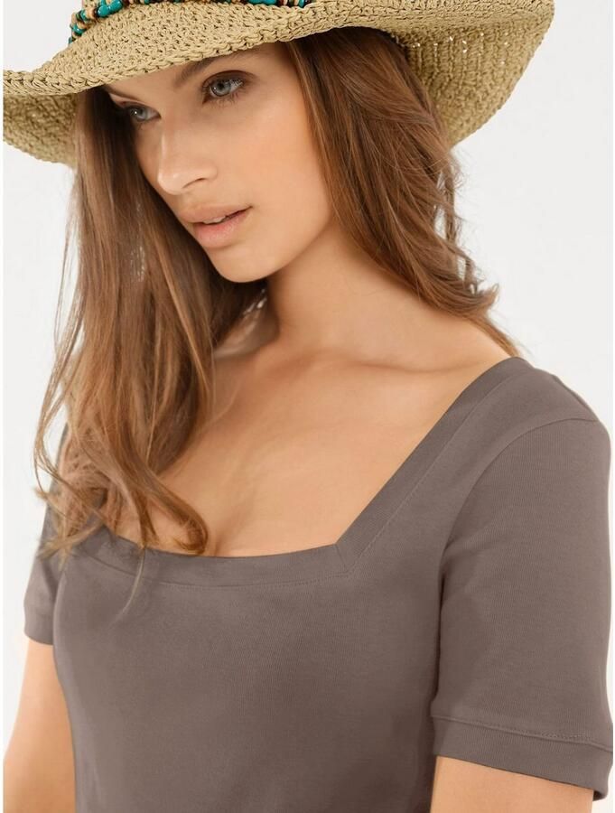 Heine Shirt met korte mouwen Shirt met carréhals (1-delig) - Foto 3