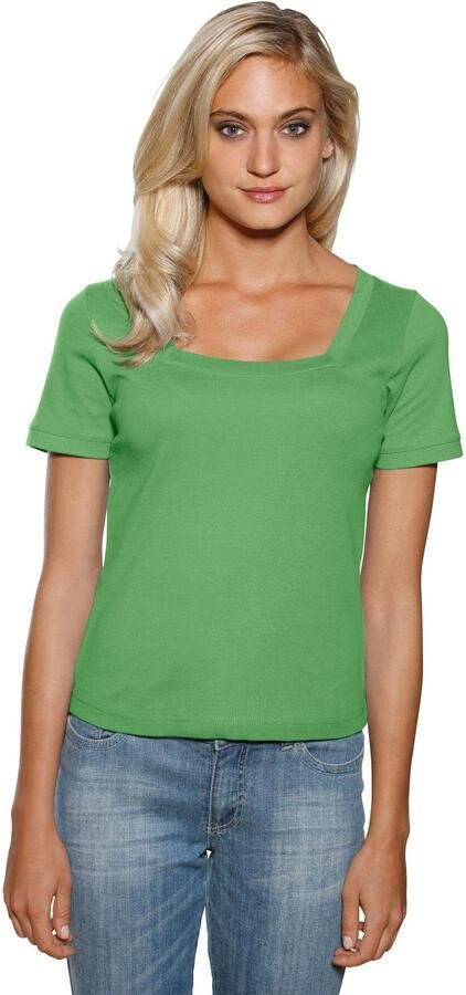 Heine Shirt met korte mouwen Shirt met carréhals (1-delig) - Foto 4