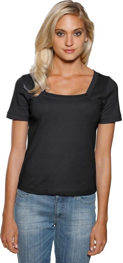 Heine Shirt met korte mouwen Shirt met carréhals (1-delig) - Foto 5