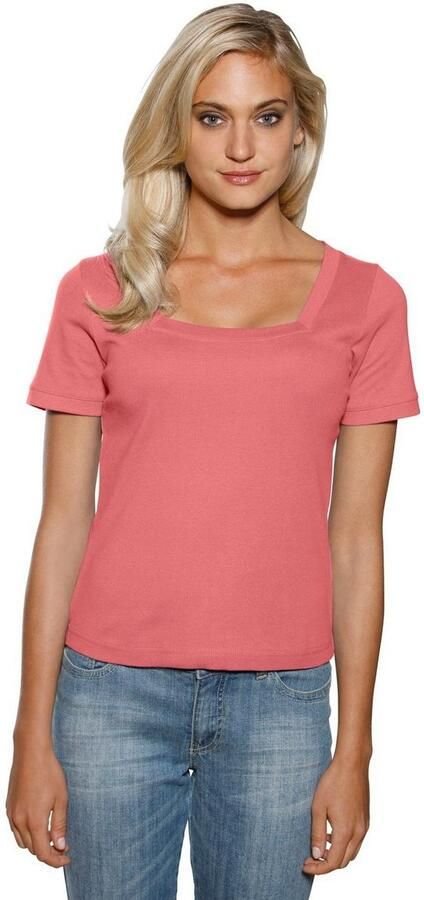 Heine Shirt met korte mouwen Shirt met carréhals (1-delig) - Foto 3