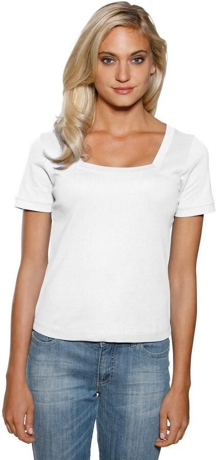 Heine Shirt met korte mouwen Shirt met carréhals (1-delig) - Foto 4