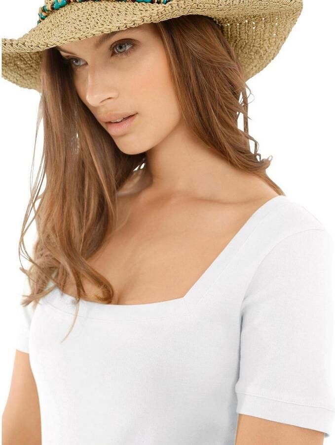 Heine Shirt met korte mouwen Shirt met carréhals (1-delig) - Foto 3