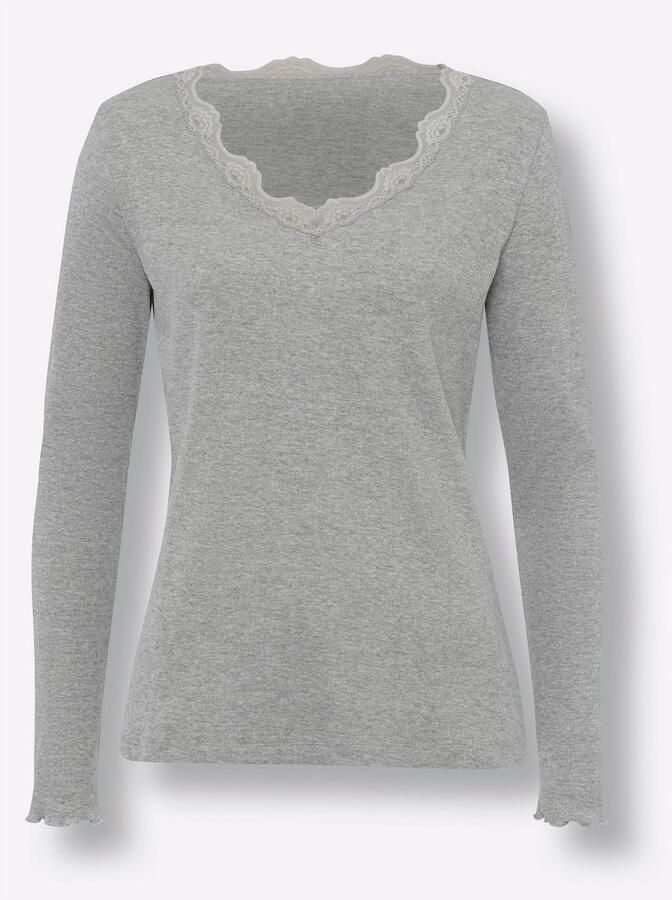 Heine Shirt met lange mouwen (1-delig)