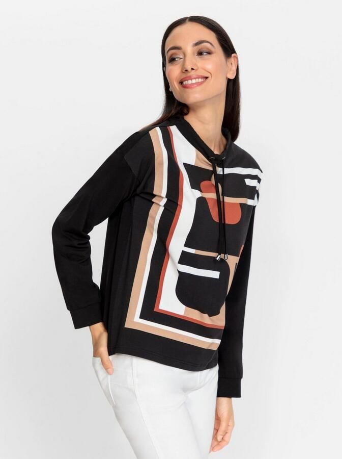 Heine Shirt met lange mouwen Gedessineerd shirt (1-delig)