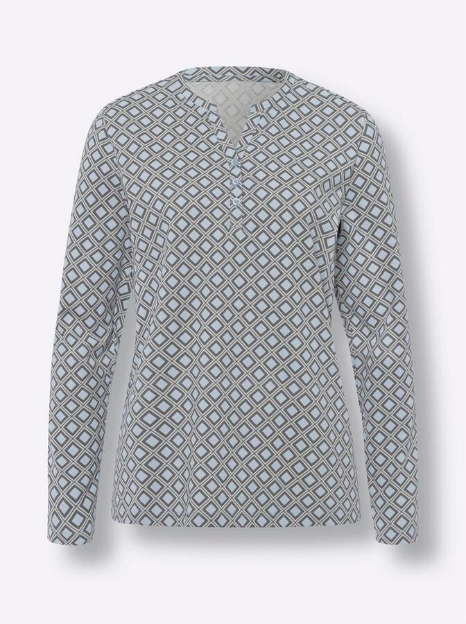 Heine Shirt met lange mouwen Gedessineerd shirt (1-delig) - Foto 3