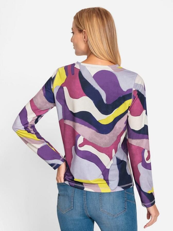 Heine Shirt met lange mouwen Gedessineerd shirt (1-delig) - Foto 2