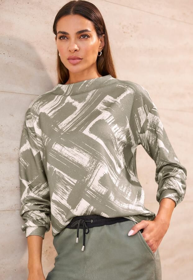 Heine Shirt met lange mouwen Gedessineerd shirt (1-delig) - Foto 4