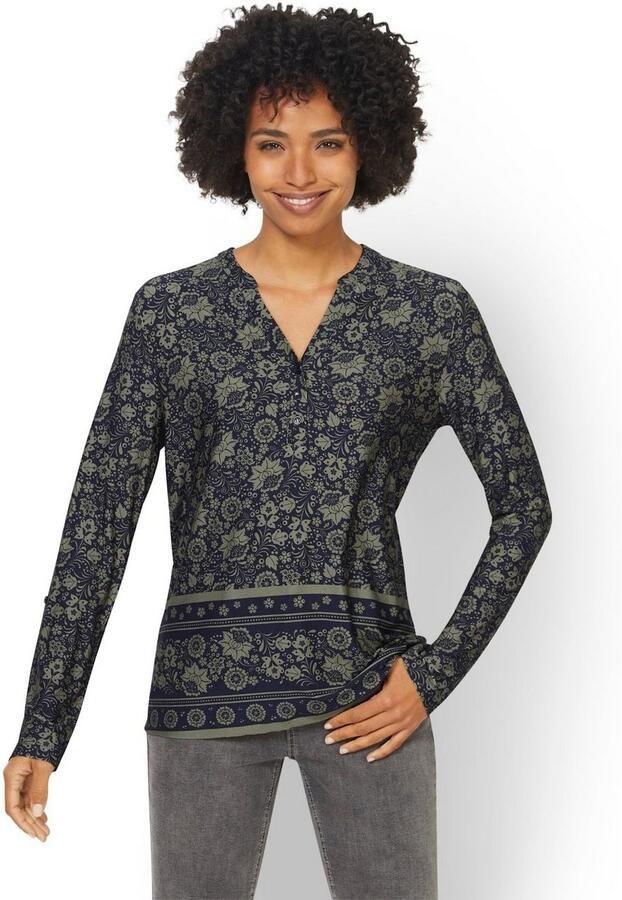 Heine Shirt met lange mouwen Gedessineerd shirt (1-delig) - Foto 3