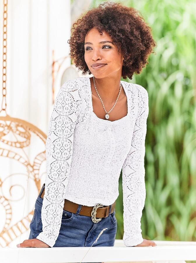 Heine Shirt met lange mouwen Shirt (1-delig) - Foto 2