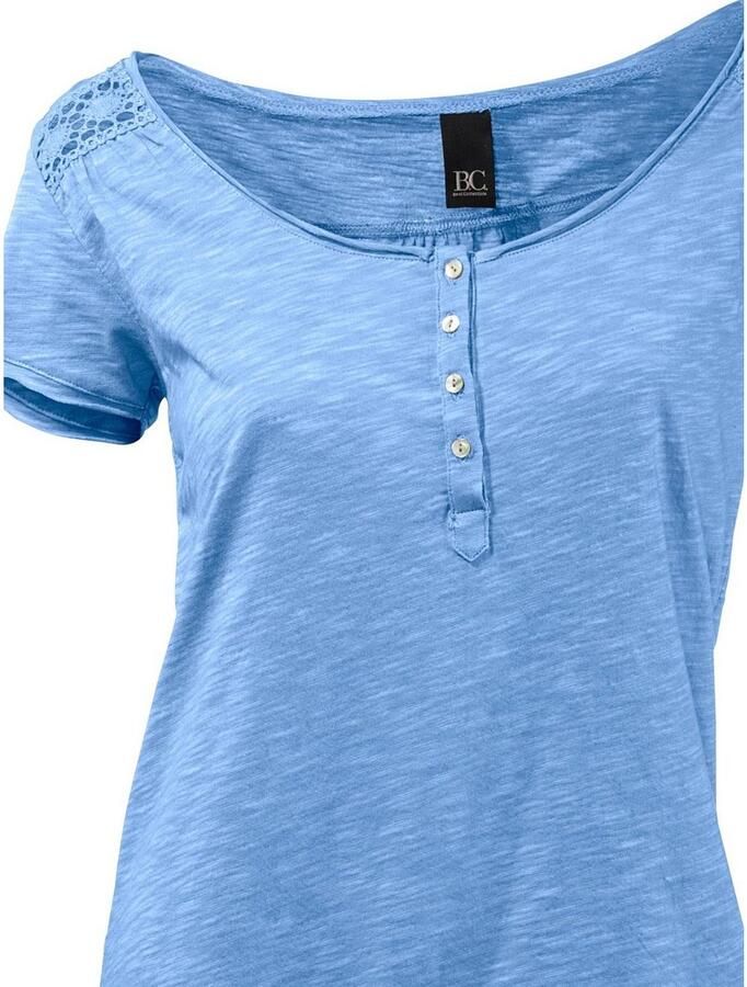 Heine Shirt met ronde hals (1-delig)