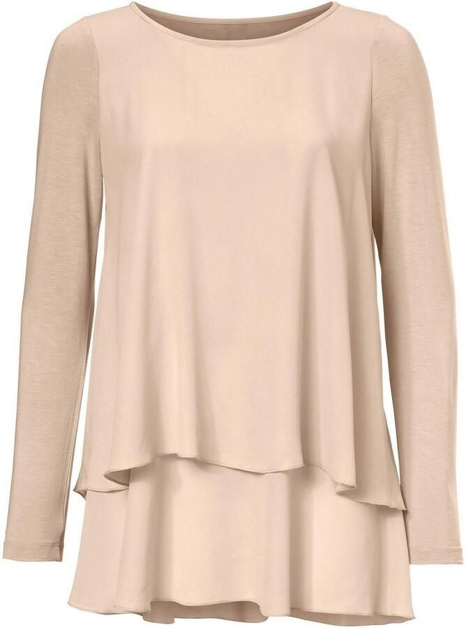 Heine Shirt met ronde hals (1-delig)