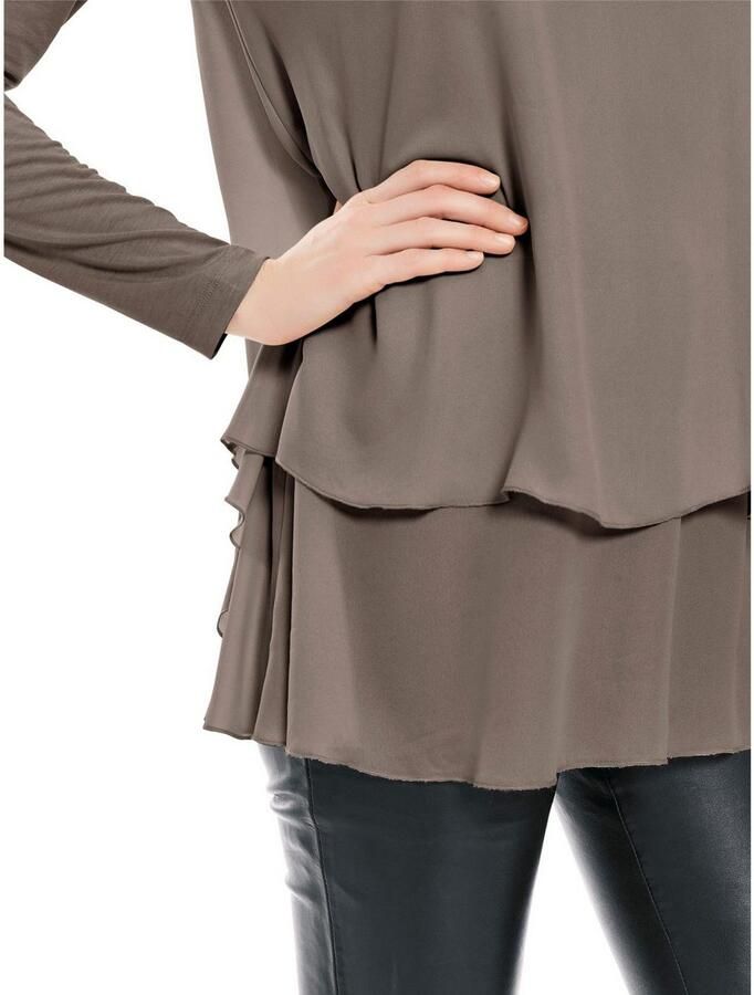 Heine Shirt met ronde hals (1-delig)