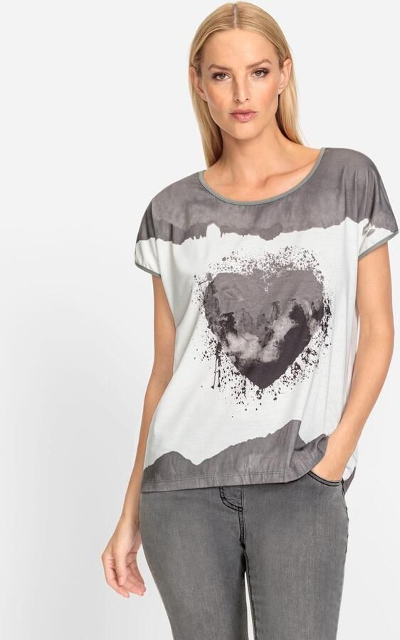 Heine Shirt met ronde hals Gedessineerd shirt (1-delig) - Foto 3