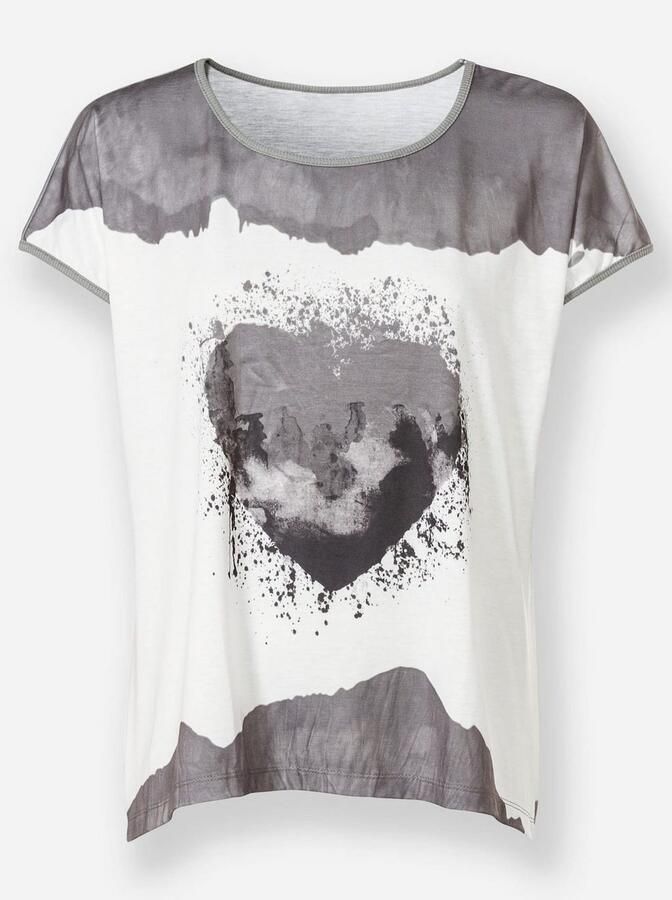 Heine Shirt met ronde hals Gedessineerd shirt (1-delig) - Foto 2