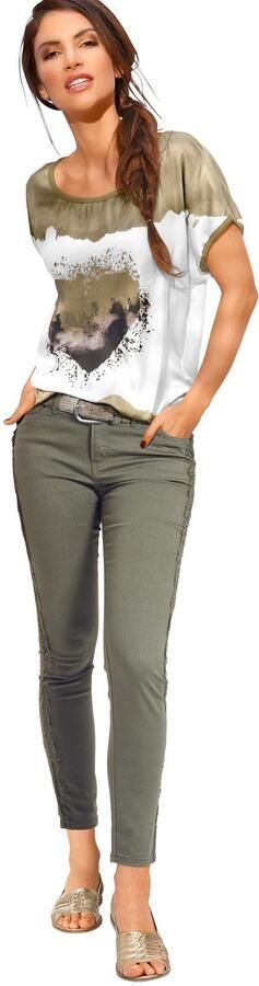 Heine Shirt met ronde hals Gedessineerd shirt (1-delig) - Foto 2